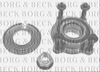 BORG & BECK bwk1242 -  Комплект подшипника ступицы колеса